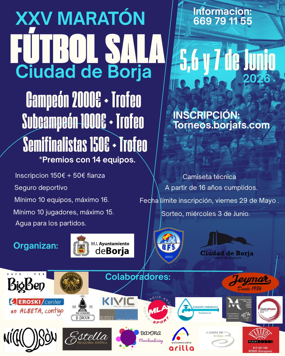 XXV MARATÓN FÚTBOL SALA CIUDAD DE BORJA